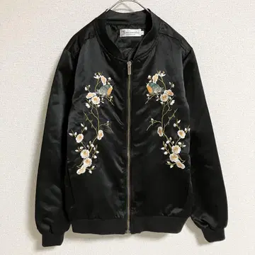 스카잔 꽃 새 블랙 S 사이즈