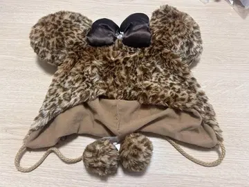 디즈니 팬 캡 미니 레오파드 무늬