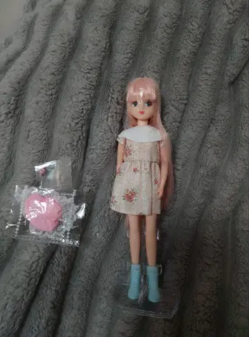 리카짱 캐슬 리카짱 핑크 초롱 헤어 얼굴 보호 커버 포함