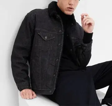GAP 워시웰 보아 아이콘 데님 자켓 S