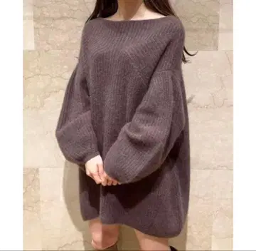 SNIDEL 라쿤 미니 니트 원피스