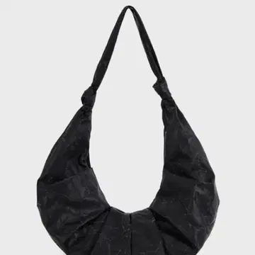 Dirty Six wrinkled crossbody bag black