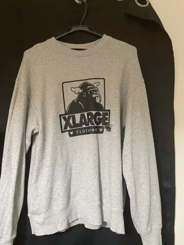 XLARGE 그레이 맨투맨 엑스라지 트레이닝복