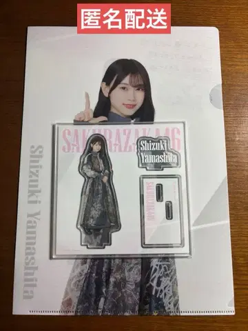 사쿠라자카 복권 아크릴 스탠드 클리어 파일 야마시타 시즈키