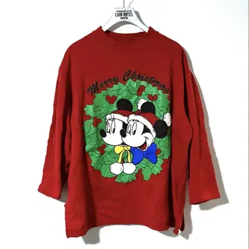 90s 미국제 빈티지 맨투맨 디즈니 Xmas 미키 미니
