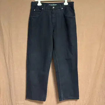 90s ANCHOR BLUE baggy black denim mexico