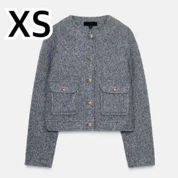 ZARA 부클레 숏 자켓 XS