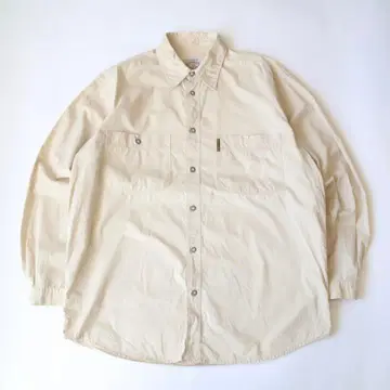 이탈리아제 90s ARMANI JEANS 코튼 셔츠 베이지 M