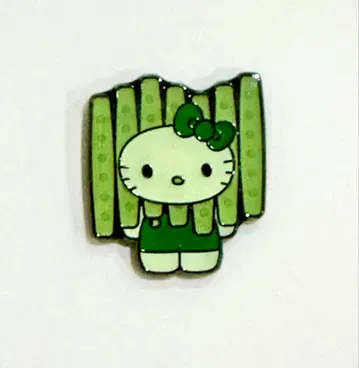 오사카 만박 일본관 한정판 시크릿 핀 배지 이카다케이소 조 키티