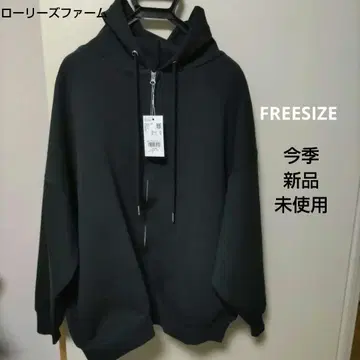 새상품 로리즈팜 빅 후디 후드티 블랙 이번 시즌