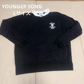 YOUnger SONG 네이비 긴팔 피케 셔츠 L 사이즈