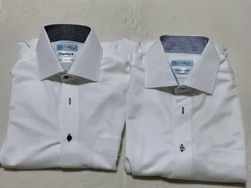 긴팔 쿨 비즈 M 사이즈 [i-Shirt (아이셔츠)] 화이트 2매 세트