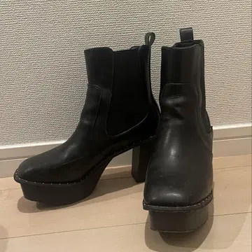 [ PAGEBOY ] 헤비 솔 사이드 고어 부츠