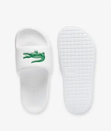 미개봉 새상품 Lacoste 화이트 비치 샌들 샤워 샌들 슬리퍼