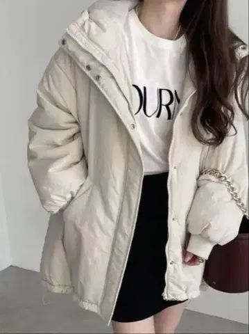 앤도미 나일론 오버 사이즈 몬스터 후드티