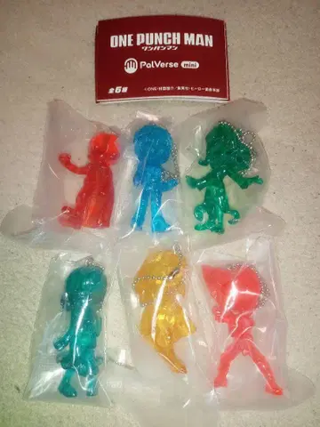 원펀맨 볼 체인 피규어 컴프 세트 전 6종