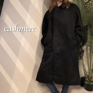 일본제 cashmere 롱 코트 캐시미어 100% 남성용