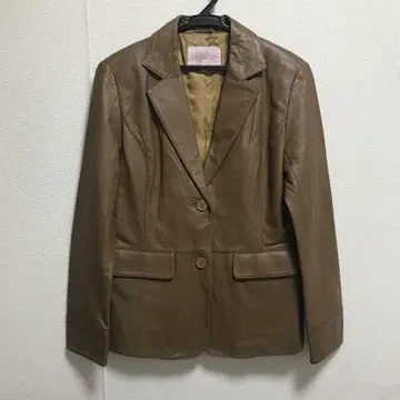 양가죽 자켓 브라운