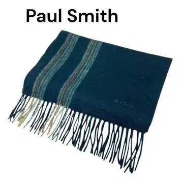 새상품급 폴스미스 머플러 스트라이프 네이비