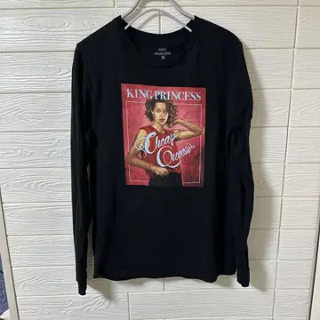 KING PRINCESS Cheap Queen 긴팔 티셔츠 M 블랙