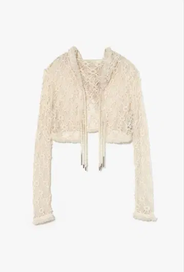theredthread S lacy hoodie flower