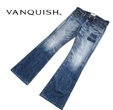 VANQUISH 다크 블루 부츠컷 데님