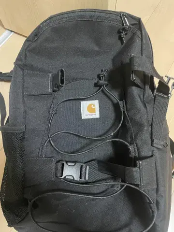 Carhartt 블랙 백팩