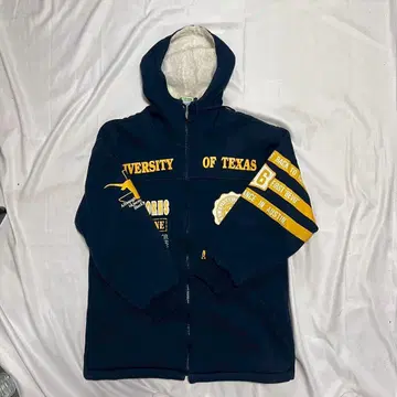 카파 스포츠 USA 카파 후드티 플리스 풀 집업 네이비