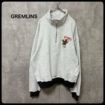 # GREMLINS 하프 지퍼 트레이닝복 기즈모 원포인트 자수