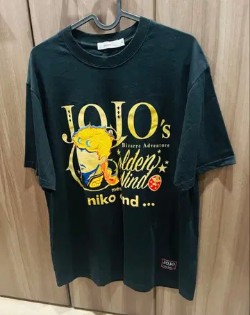 JOJO x niko and 죠죠의 기묘한 모험 콜라보 T셔츠 M
