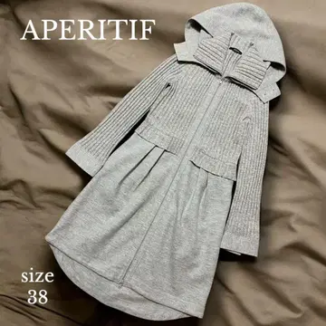 [ APERITIF ] 아페리티프 집업 후디 니트 코트 38