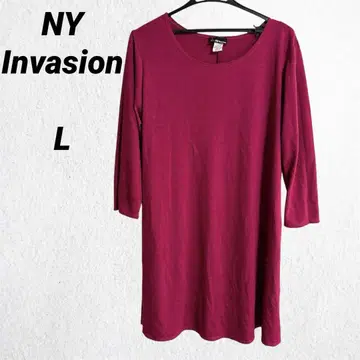 [ USA ] NY Invasion 화려한 마젠타 튜닉 [ L ]