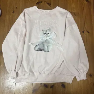 OLIVE des OLIVE 고양이 맨투맨