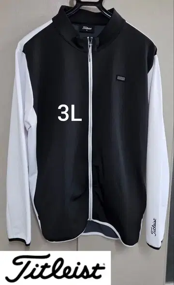 Titleist 자켓 3L 블랙/화이트