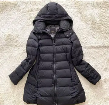 TATRAS 폴리아마 롱 다운 코트 A라인 블랙 02