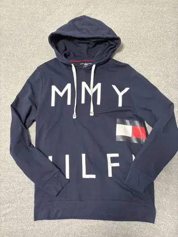 새상품급 TOMMY HILFIGER 후드티 네이비