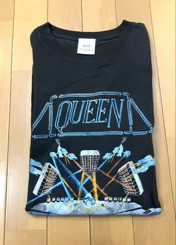 QUEEN 밴드 T셔츠 락 롱T 그레이 긴팔