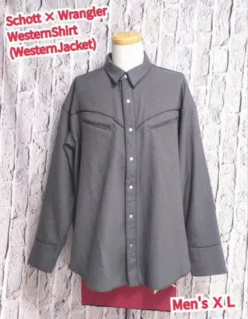 팔로우 할인 Schott x Wrangler 웨스턴 셔츠 샷