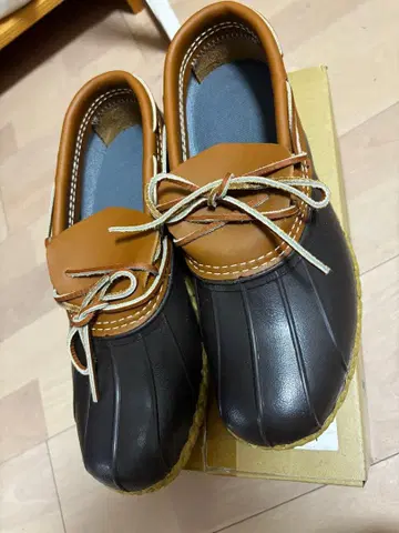 새상품 L.L.Bean 엘엘빈 빈부츠 러버 모카신 28cm