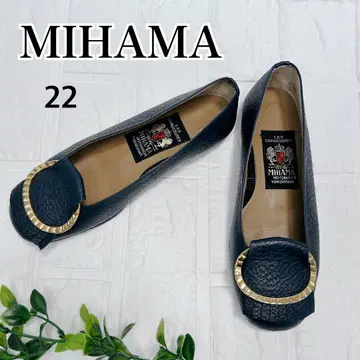 [새상품급] MIHAMA 미하마 플랫 커터 슈즈 네이비 22cm