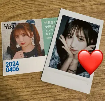 CANDY TUNE 오가와 나나코 1st 투어 의상 폴라로이드