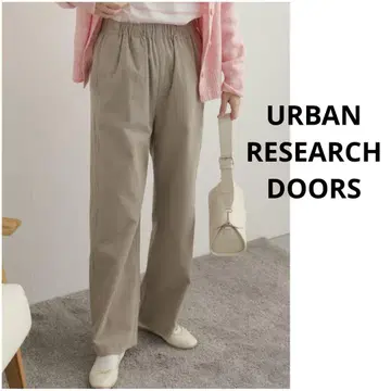 URBAN RESEARCH DOORS 코듀로이 이지 스트레이트 팬츠