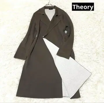 Theory 띠어리 더블 페이스 롱 코트 캐시미어 혼방 현행 택 S