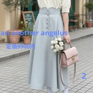 Fint 새상품급 스캘럽 하이웨스트 플레어 스커트 완판템