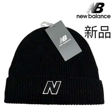 NEW BALANCE 니트 모자 블랙 새상품