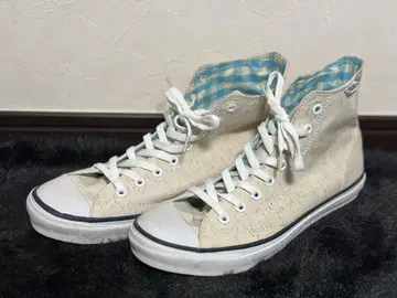 VANS 베이지 하이컷 스니커즈