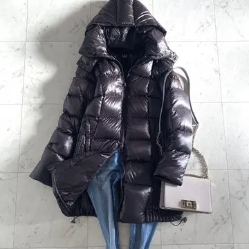 새상품급 타트라스 TATRAS SARIN 롱 다운 자켓 브라운 L