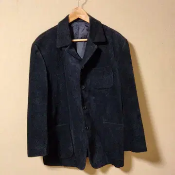 Stanley Blacker 네 단추 자켓 남성용 M 블랙 벨벳 느낌?