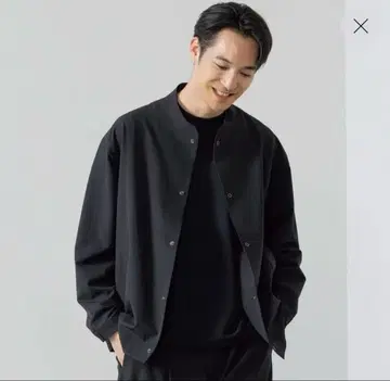 노카라 자켓 M 블랙