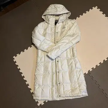 THE NORTH FACE 화이트 롱 코트 XS 다운 코트 새상품급